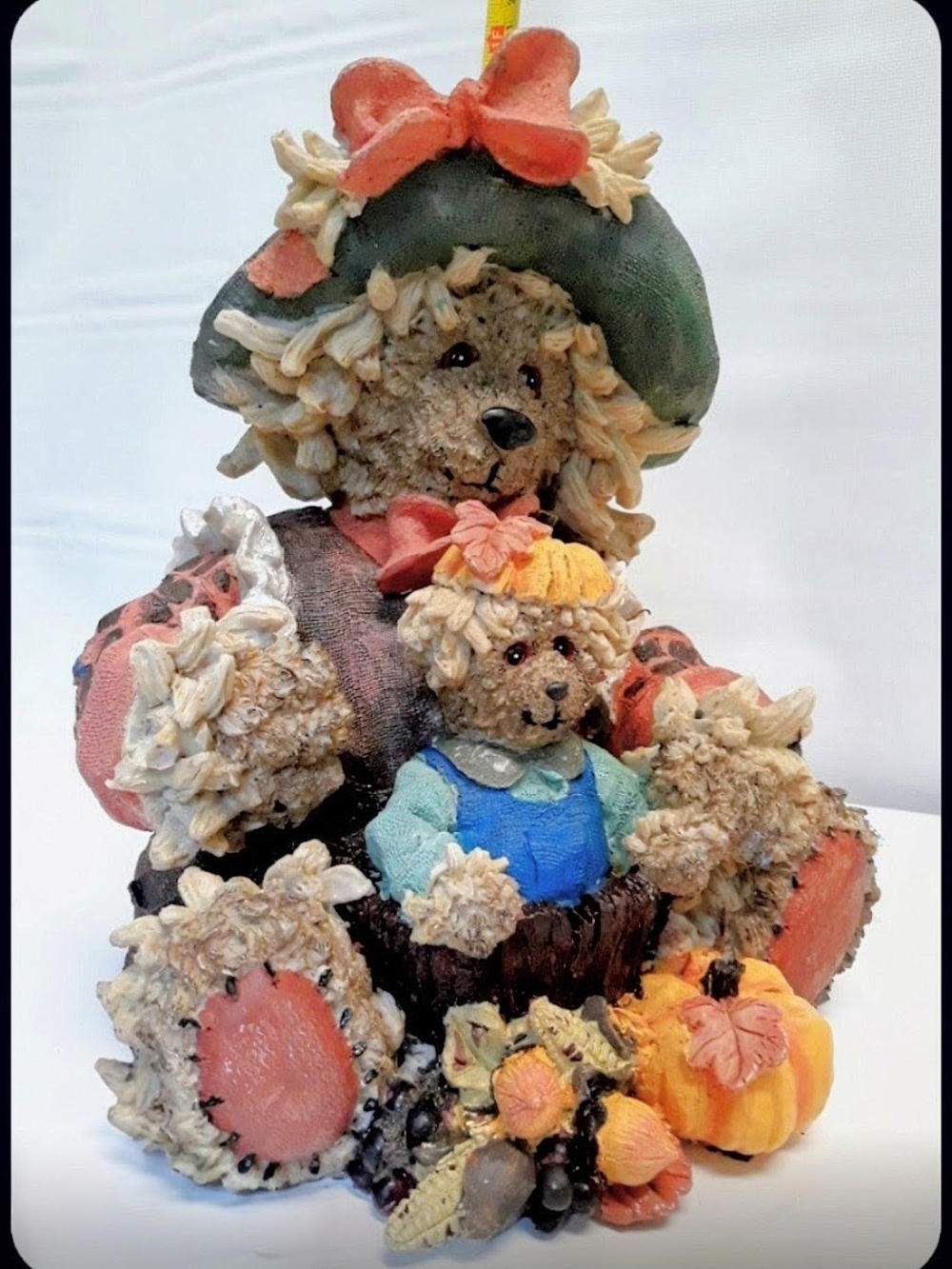 Vintage 1999 Boyds Bears and son. Autumn Bear Family Figurine - Decorative Home